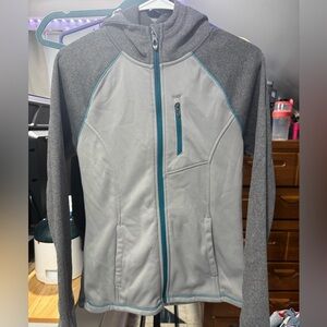 Spyder Women's Gray and Teal Utility Jacket